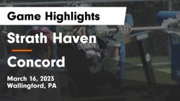 Strath Haven  vs Concord  Game Highlights - March 16, 2023