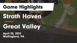 Strath Haven  vs Great Valley  Game Highlights - April 20, 2024