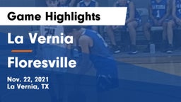 La Vernia  vs Floresville  Game Highlights - Nov. 22, 2021