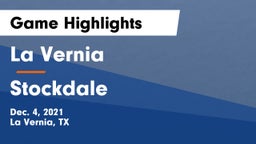 La Vernia  vs Stockdale  Game Highlights - Dec. 4, 2021
