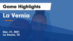 La Vernia  Game Highlights - Dec. 21, 2021