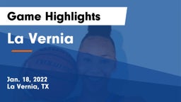 La Vernia  Game Highlights - Jan. 18, 2022