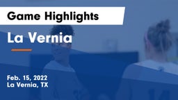 La Vernia  Game Highlights - Feb. 15, 2022