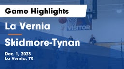 La Vernia  vs Skidmore-Tynan  Game Highlights - Dec. 1, 2023