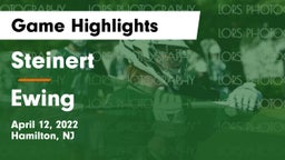 Steinert  vs Ewing  Game Highlights - April 12, 2022