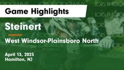 Steinert  vs West Windsor-Plainsboro North  Game Highlights - April 13, 2023