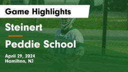 Steinert  vs Peddie School Game Highlights - April 29, 2024