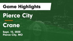 Pierce City  vs Crane  Game Highlights - Sept. 15, 2020