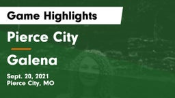 Pierce City  vs Galena  Game Highlights - Sept. 20, 2021