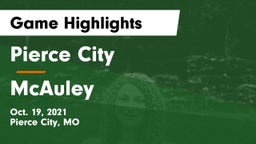 Pierce City  vs McAuley Game Highlights - Oct. 19, 2021