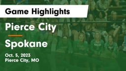 Pierce City  vs Spokane  Game Highlights - Oct. 5, 2023