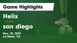 Helix  vs san diego  Game Highlights - Nov. 30, 2023