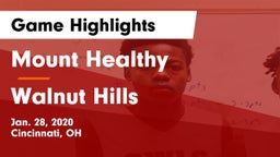 Mount Healthy  vs Walnut Hills  Game Highlights - Jan. 28, 2020