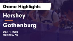 Hershey  vs Gothenburg  Game Highlights - Dec. 1, 2023