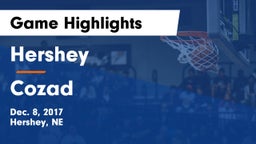 Hershey  vs Cozad Game Highlights - Dec. 8, 2017