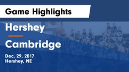 Hershey  vs Cambridge  Game Highlights - Dec. 29, 2017