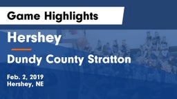 Hershey  vs Dundy County Stratton  Game Highlights - Feb. 2, 2019