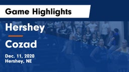Hershey  vs Cozad  Game Highlights - Dec. 11, 2020