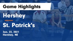 Hershey  vs St. Patrick's  Game Highlights - Jan. 22, 2021