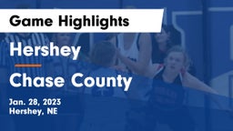 Hershey  vs Chase County  Game Highlights - Jan. 28, 2023