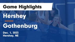 Hershey  vs Gothenburg  Game Highlights - Dec. 1, 2023
