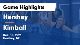 Hershey  vs Kimball  Game Highlights - Dec. 15, 2023