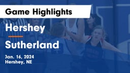 Hershey  vs Sutherland  Game Highlights - Jan. 16, 2024