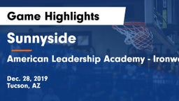 Sunnyside  vs American Leadership Academy - Ironwood Game Highlights - Dec. 28, 2019