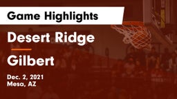 Desert Ridge  vs Gilbert  Game Highlights - Dec. 2, 2021