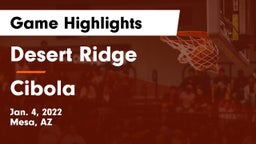 Desert Ridge  vs Cibola  Game Highlights - Jan. 4, 2022