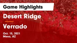 Desert Ridge  vs Verrado  Game Highlights - Oct. 15, 2021