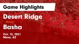 Desert Ridge  vs Basha  Game Highlights - Oct. 15, 2021