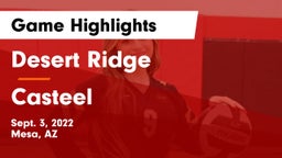 Desert Ridge  vs Casteel  Game Highlights - Sept. 3, 2022