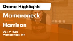 Mamaroneck  vs Harrison  Game Highlights - Dec. 9, 2022