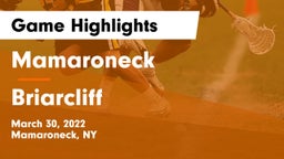 Mamaroneck  vs Briarcliff  Game Highlights - March 30, 2022