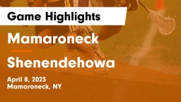 Mamaroneck  vs Shenendehowa  Game Highlights - April 8, 2023