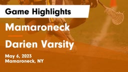 Mamaroneck  vs Darien Varsity Game Highlights - May 6, 2023