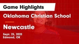 Oklahoma Christian School vs Newcastle  Game Highlights - Sept. 25, 2020