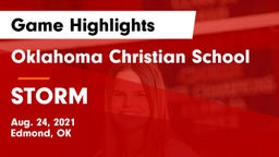 Oklahoma Christian School vs STORM Game Highlights - Aug. 24, 2021