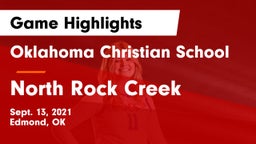 Oklahoma Christian School vs North Rock Creek  Game Highlights - Sept. 13, 2021