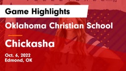 Oklahoma Christian School vs Chickasha  Game Highlights - Oct. 6, 2022