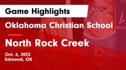 Oklahoma Christian School vs North Rock Creek  Game Highlights - Oct. 6, 2022