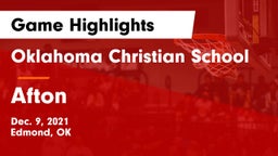 Oklahoma Christian School vs Afton  Game Highlights - Dec. 9, 2021