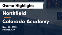 Northfield  vs Colorado Academy  Game Highlights - Dec. 12, 2023