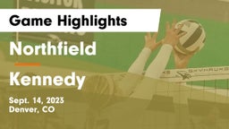 Northfield  vs Kennedy  Game Highlights - Sept. 14, 2023
