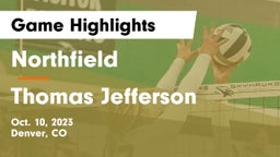 Northfield  vs Thomas Jefferson  Game Highlights - Oct. 10, 2023