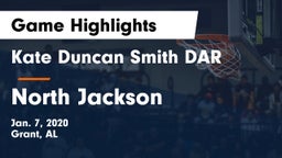 Kate Duncan Smith DAR  vs North Jackson Game Highlights - Jan. 7, 2020