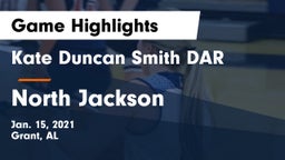 Kate Duncan Smith DAR  vs North Jackson  Game Highlights - Jan. 15, 2021