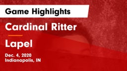 Cardinal Ritter  vs Lapel Game Highlights - Dec. 4, 2020