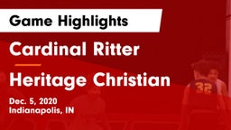 Cardinal Ritter  vs Heritage Christian  Game Highlights - Dec. 5, 2020